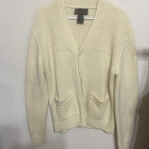 Vintage Sigallo Cream Knit Cardigan